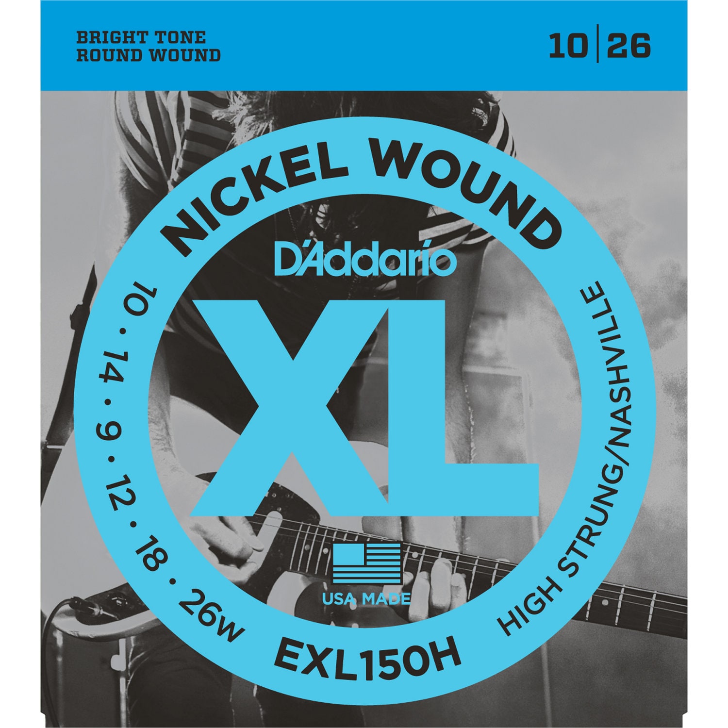 D'Addario EXL150H snarenset voor elektrische Nashville Tuning