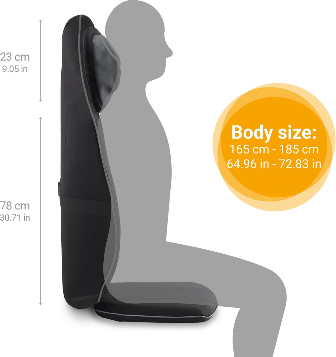 Medisana MCN PRO Shiatsu Massage - Zwart