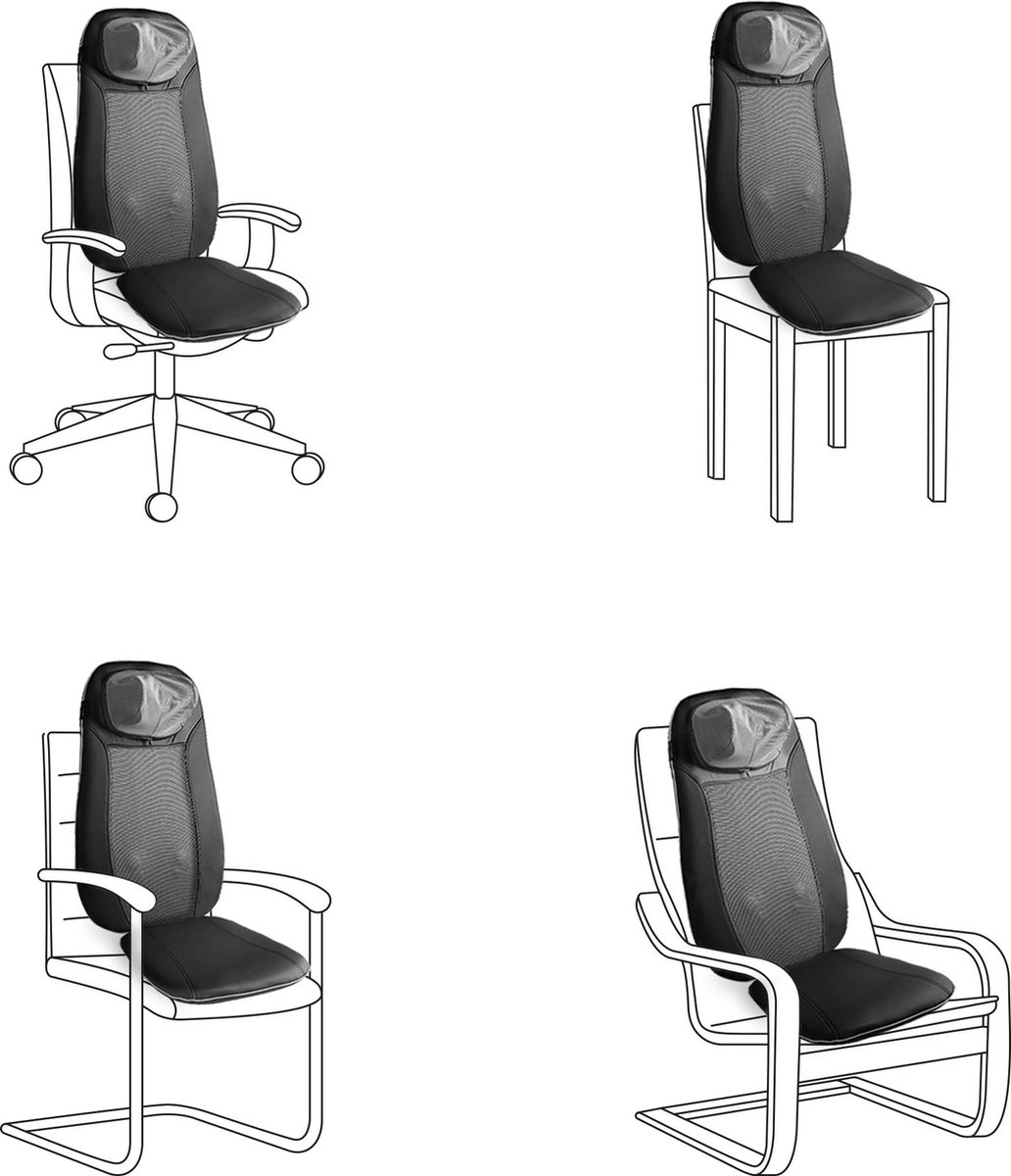 Medisana MCN PRO Shiatsu Massage - Zwart