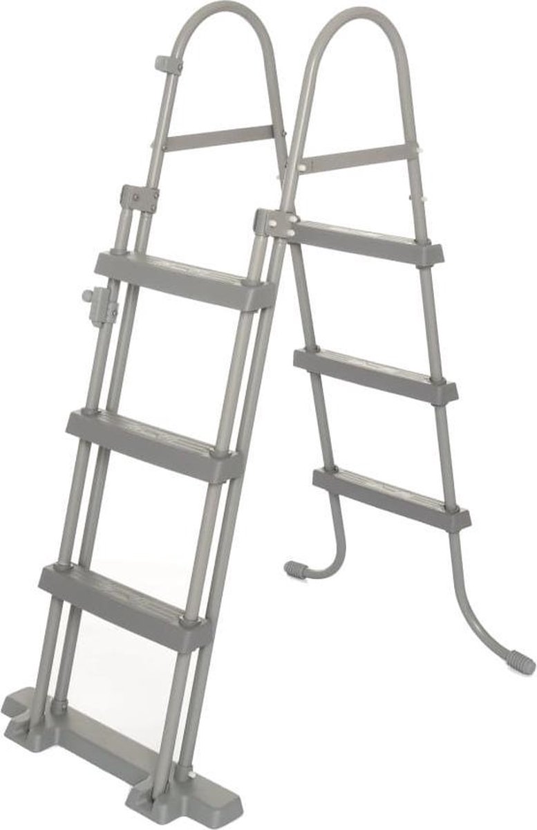 Bestway Zwembadladder 3 Treden Flowclear 107 Cm 58330 - Grijs