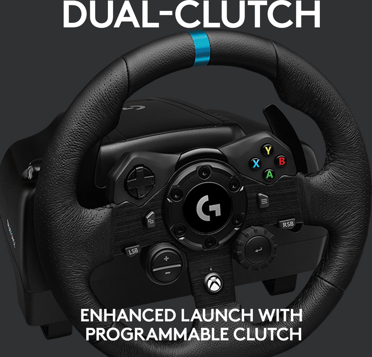 G923 Racestuur en -pedalen voor Xbox One, Xbox Series X en PC - Zwart