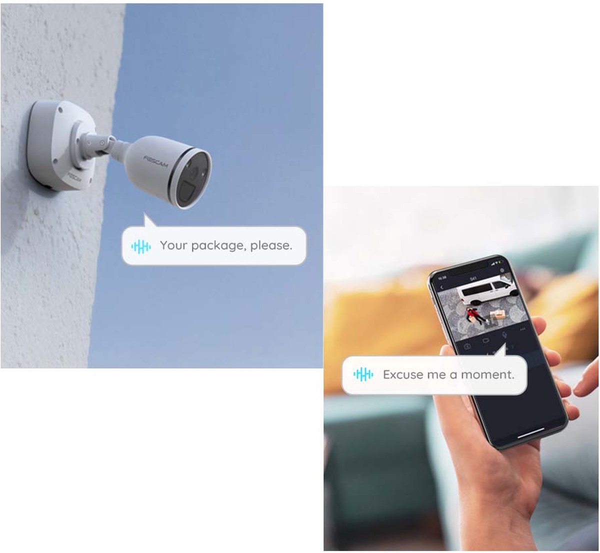 Foscam S41-W, 4MP Dual-Band WiFi Spotlight camera