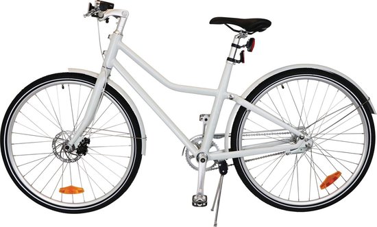 TOM City Bike Deluxe 26 Inch 45 Cm Unisex 2v Schijfrem - Wit