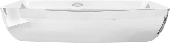 Vidaxl Wastafel 71x38x13,5 Cm Keramiek Zilverkleurig - Silver