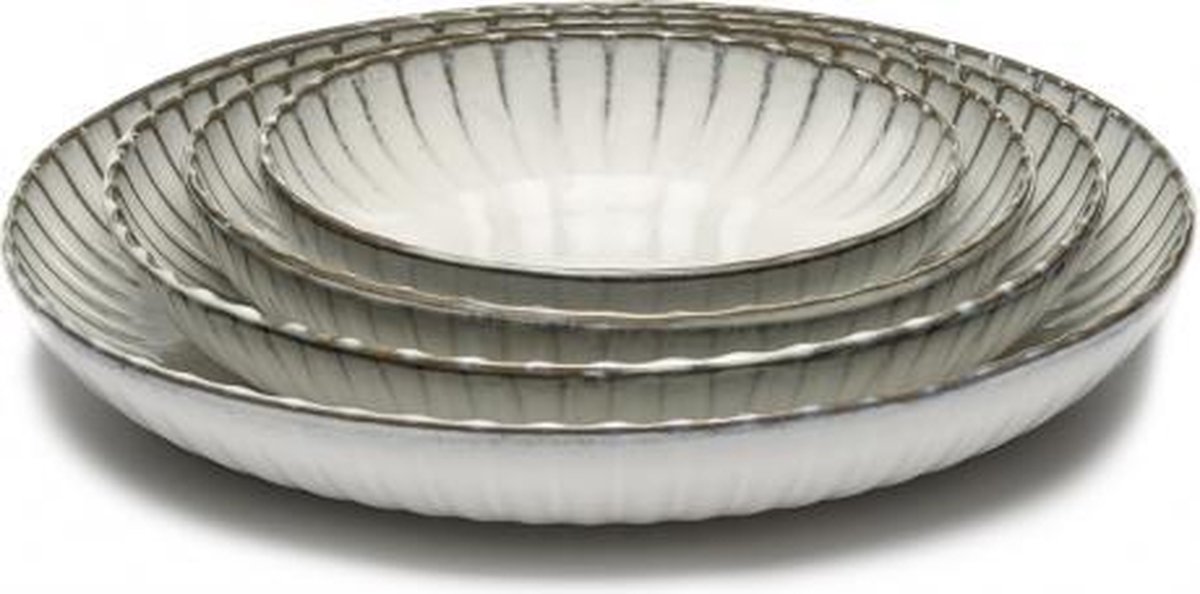 Serax Inku Diep Bord Ø 23 cm - Wit