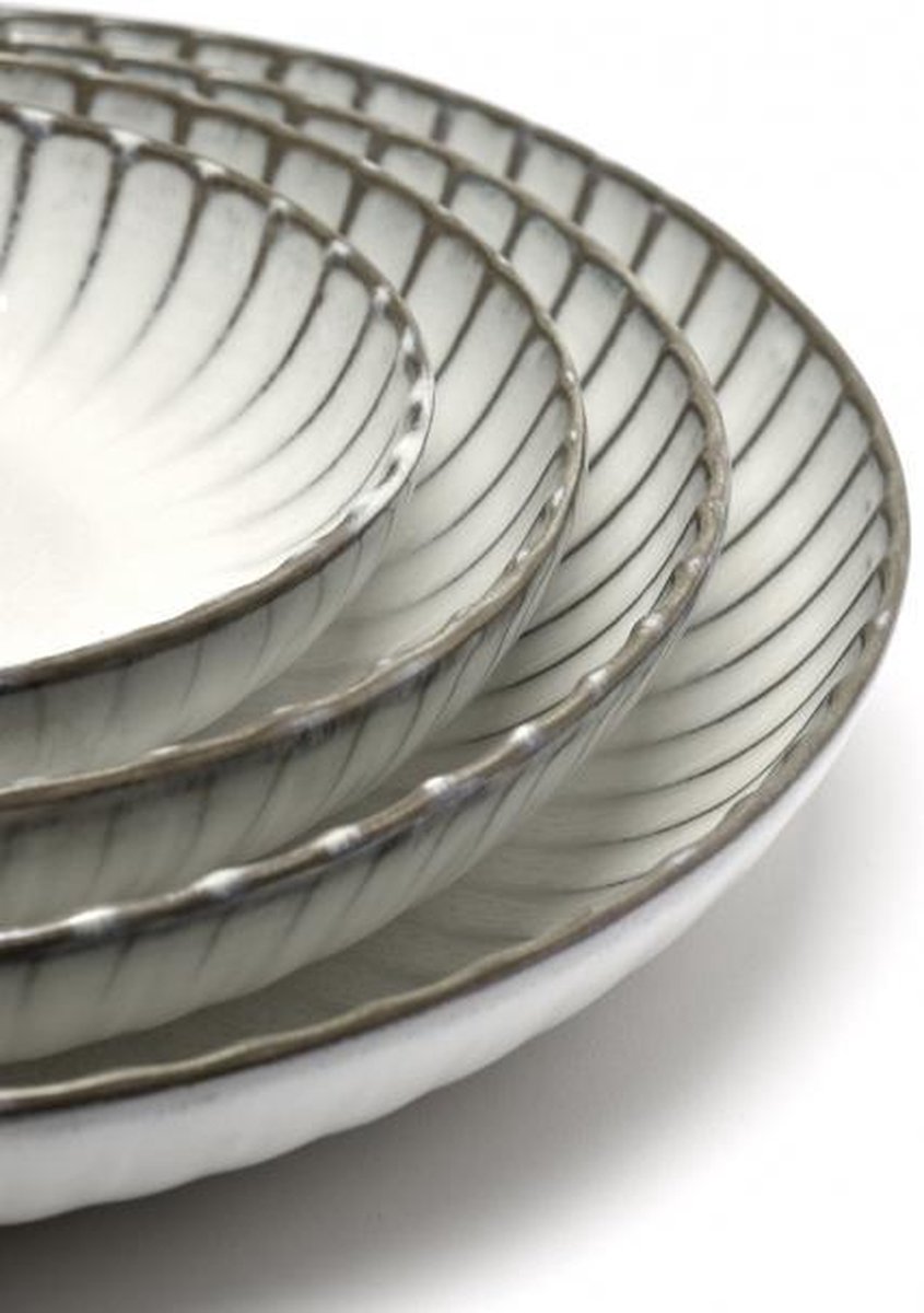 Serax Inku Diep Bord Ø 23 cm - Wit