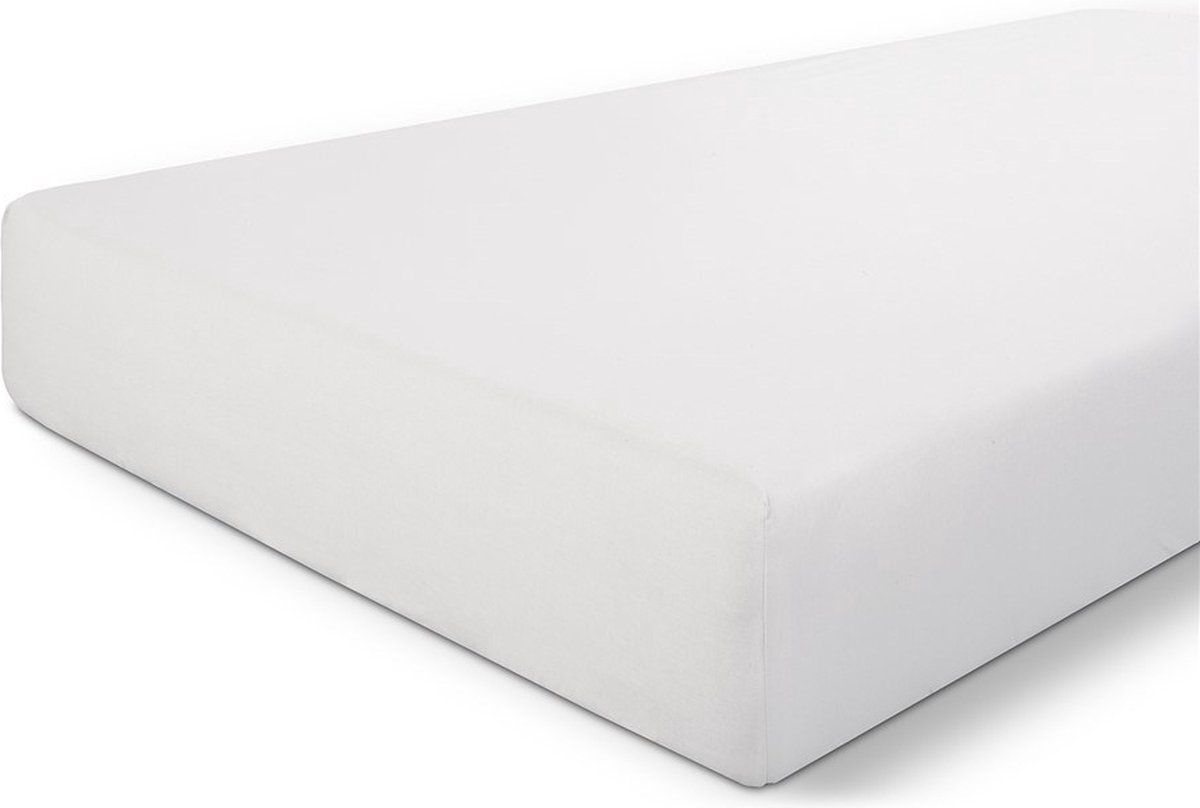 Walra Crispy Cotton Hoeslaken 180 x 220 cm - Wit