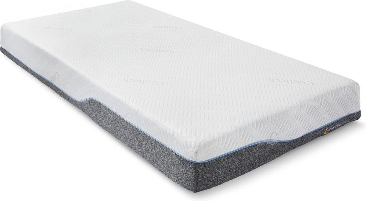 Koudschuimmatras Flex Cool Deluxe - 90 x 200 cm - tot 120 kg - Blauw