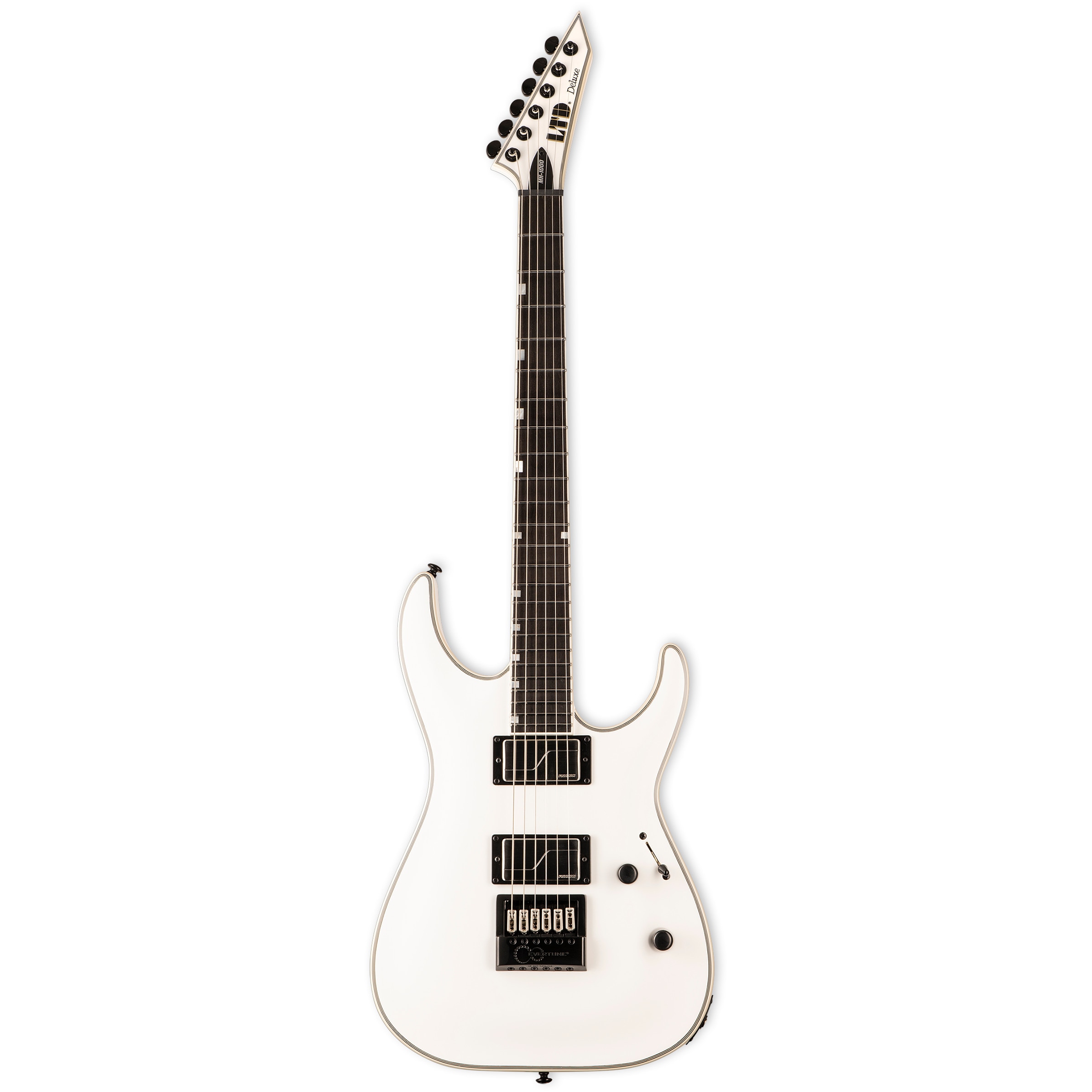 ESP guitars Deluxe MH-1000 EverTune Snow White elektrische gitaar met Fishman Fluence Modern elementen