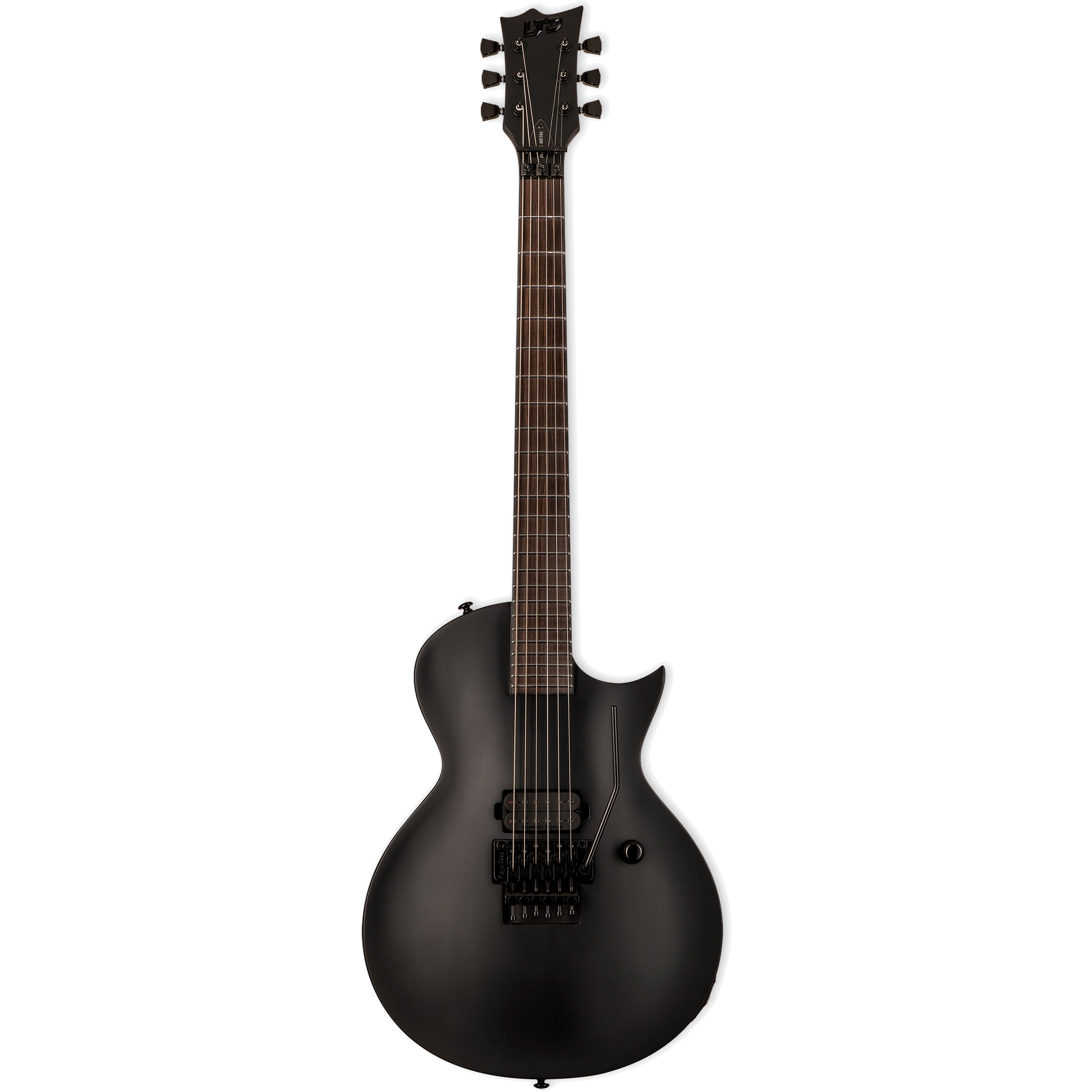 ESP guitars Black Metal Series EC-FR Black Metal Black Satin