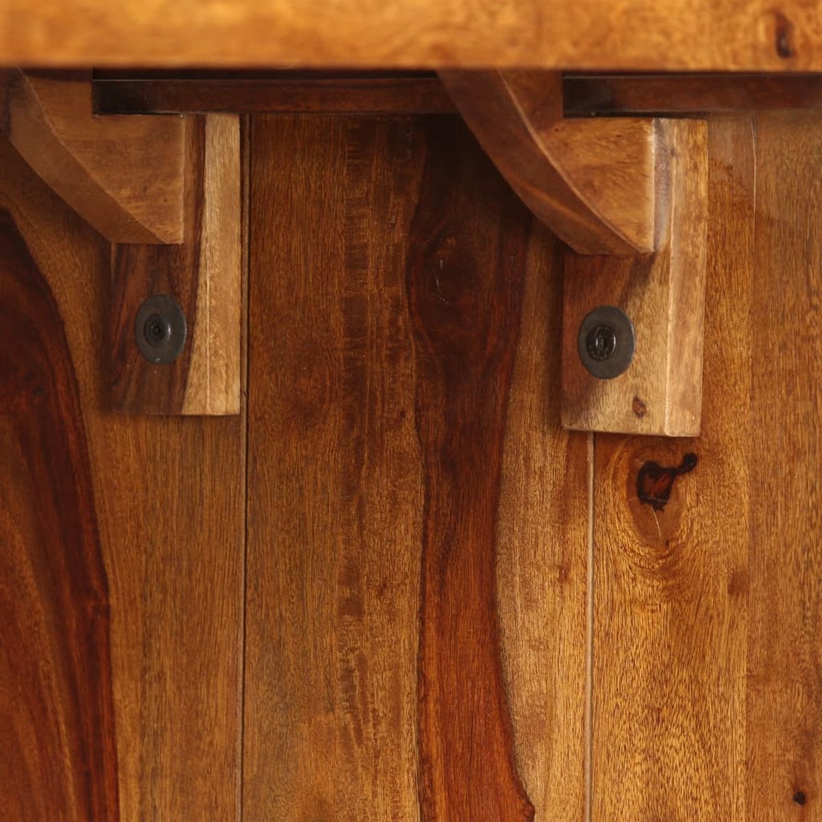 Vidaxl Dressoir/bureau Massief Sheeshamhout - Bruin