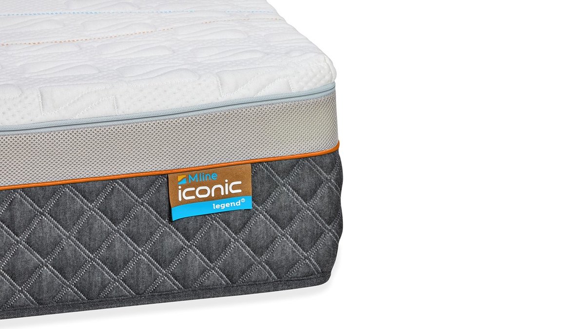 M line Latexmatras Iconic Legend 7 - 90 x 220 cm - tot 140 kg