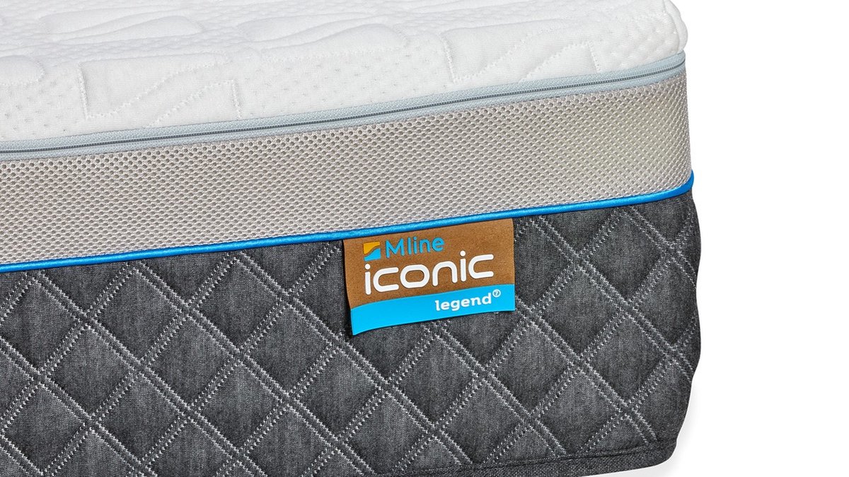 M line Latexmatras Iconic Legend 7 - 90 x 200 cm - tot 140 kg