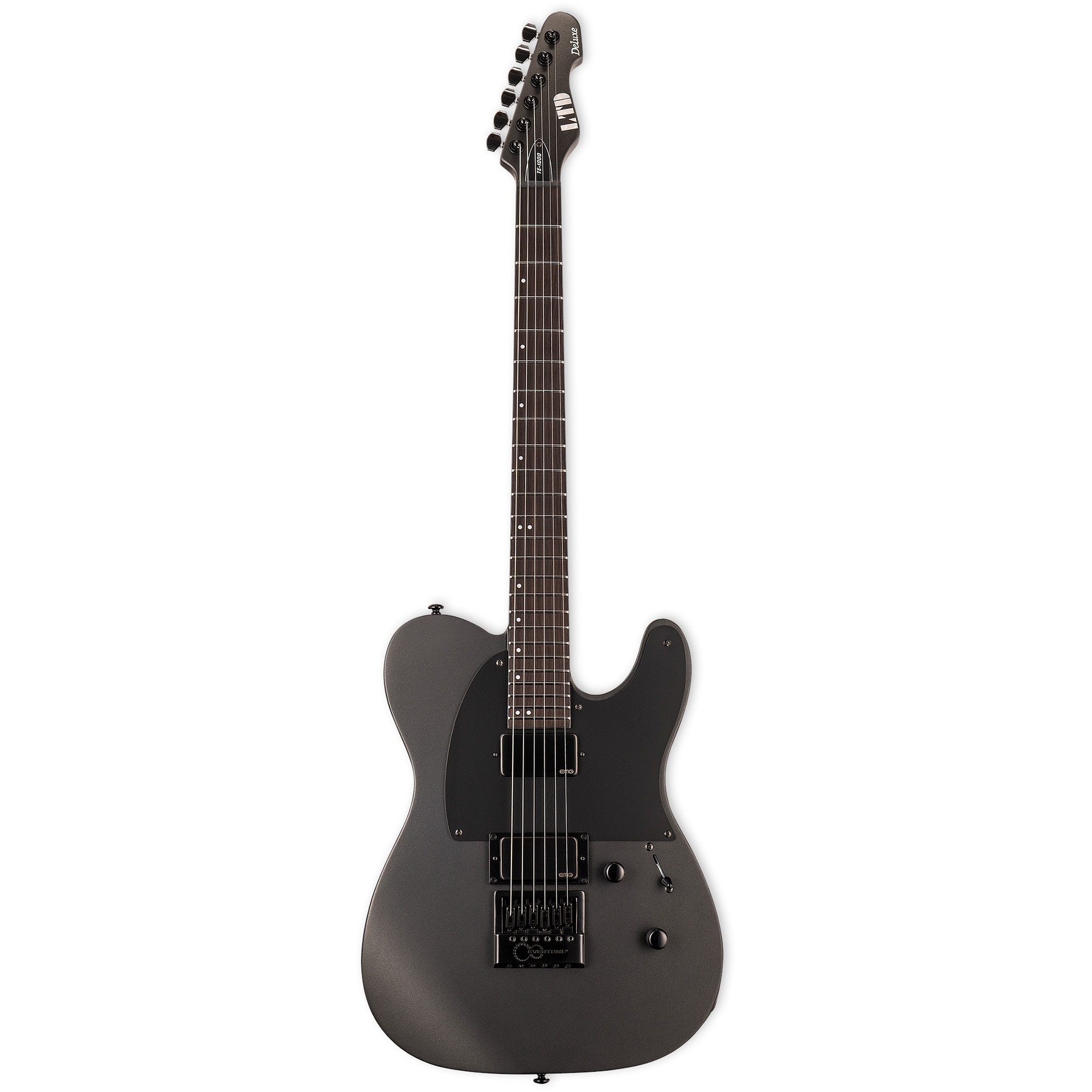 Deluxe TE-1000 EverTune Charcoal Metallic Satin elektrische gitaar