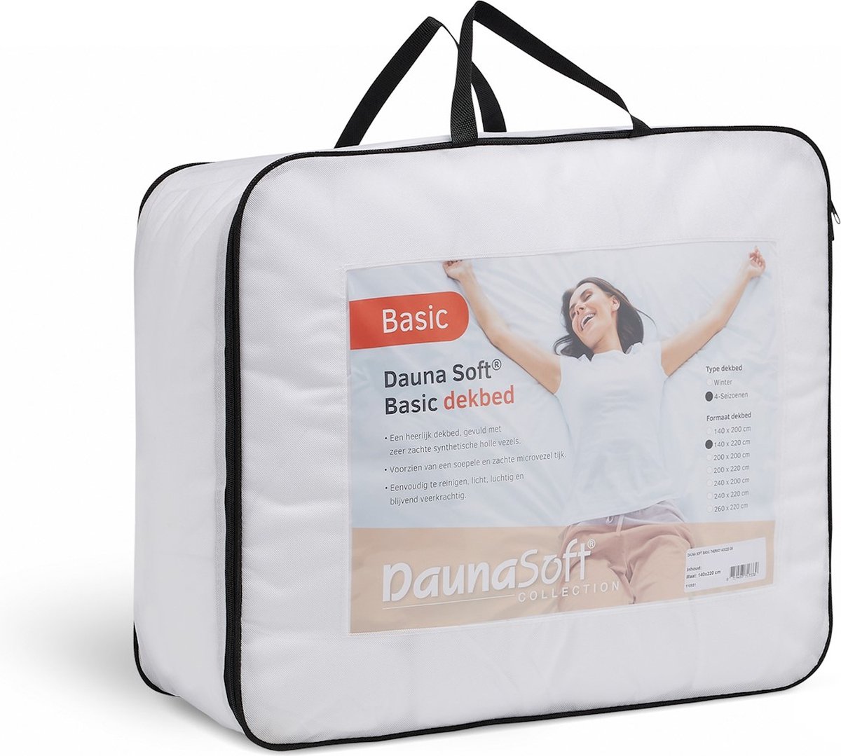 Dauna Soft Dekbed Basic Synthetisch 4-Seizoenen - 140 x 200 cm