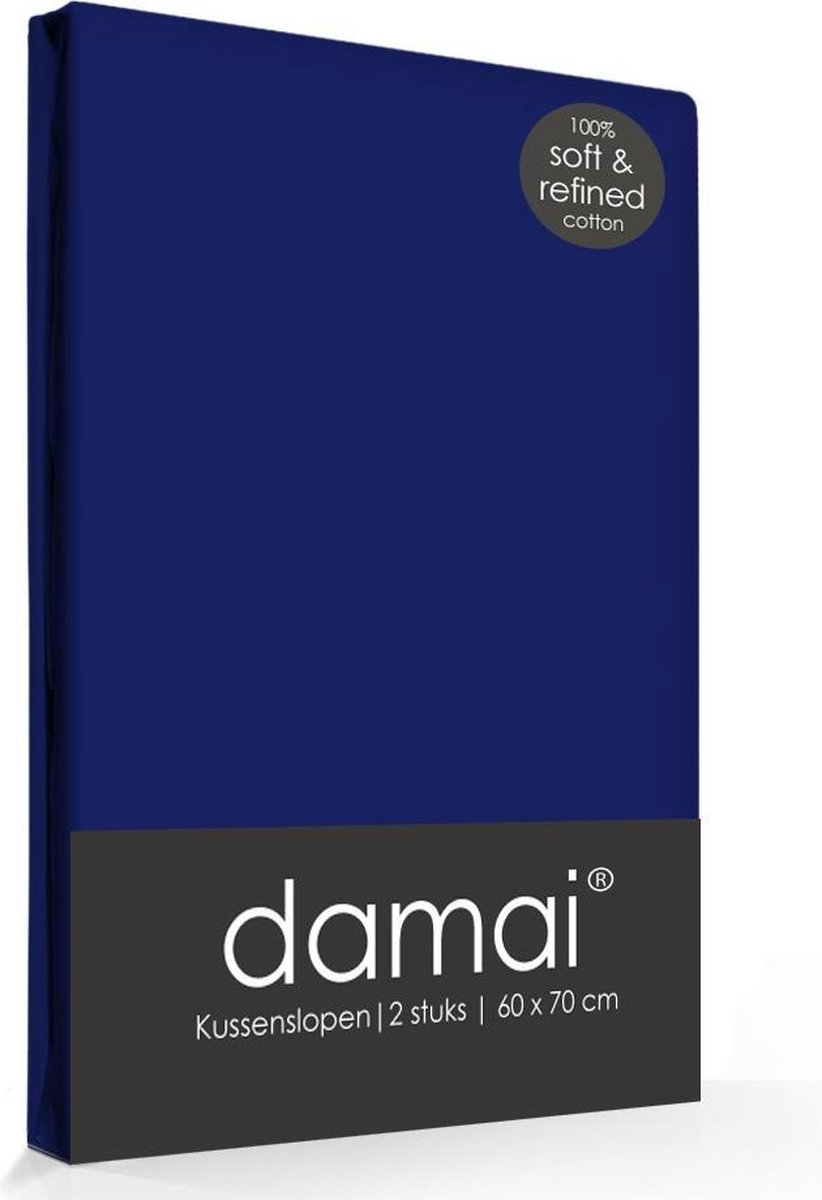 Damai Kussensloop Katoen Met Hotelsluiting - 60 x 70 cm - Blauw