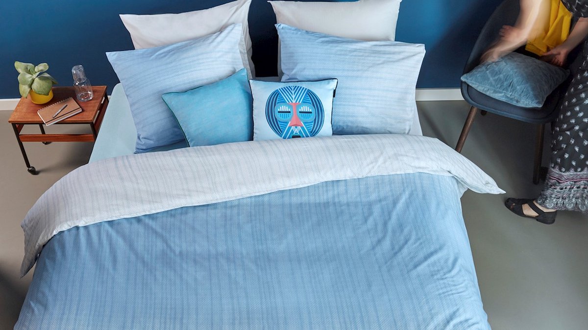 Beddinghouse Dekbedovertrek Issey - 240 x 200/220 cm - Blauw