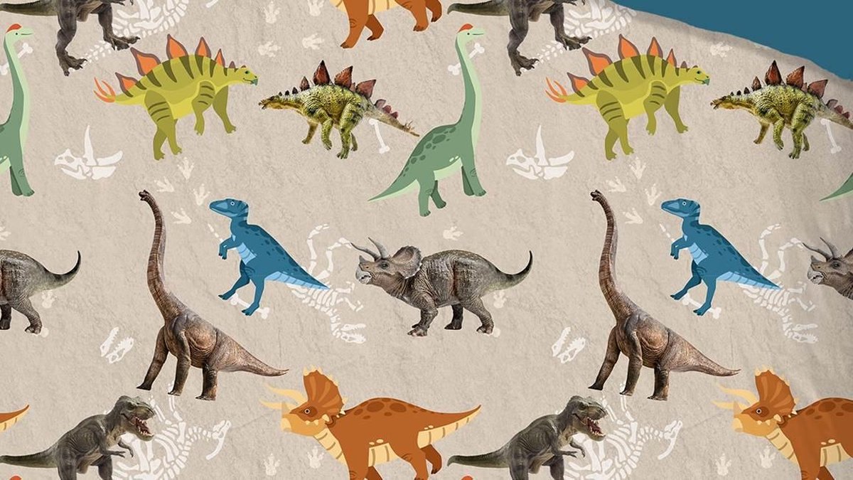 Good Morning Ross Dekbedovertrek 140 x 220 cm - Geel