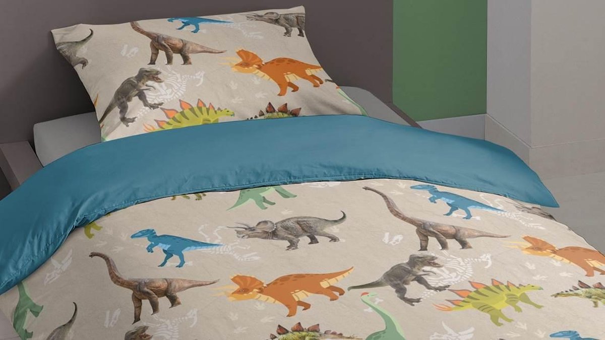 Good Morning Ross Dekbedovertrek 140 x 220 cm - Geel