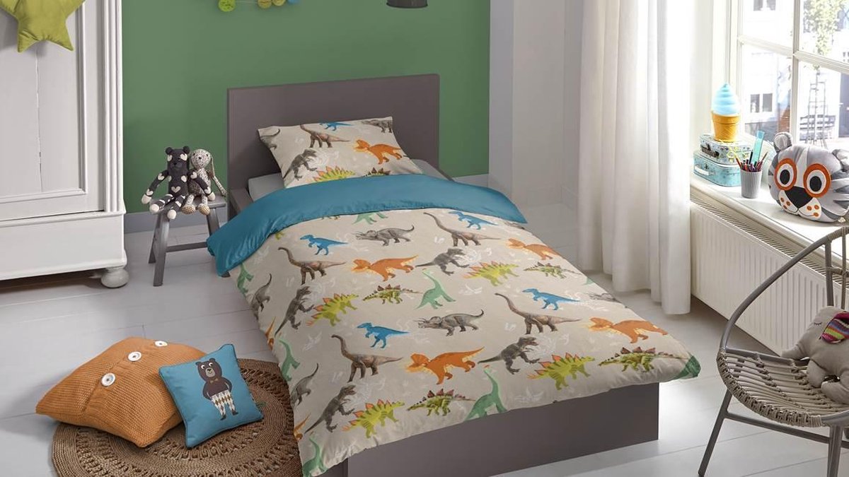 Good Morning Ross Dekbedovertrek 140 x 220 cm - Geel