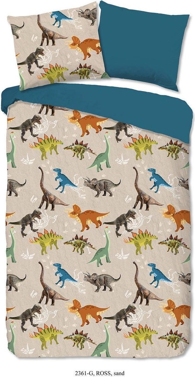 Good Morning Ross Dekbedovertrek 140 x 220 cm - Geel