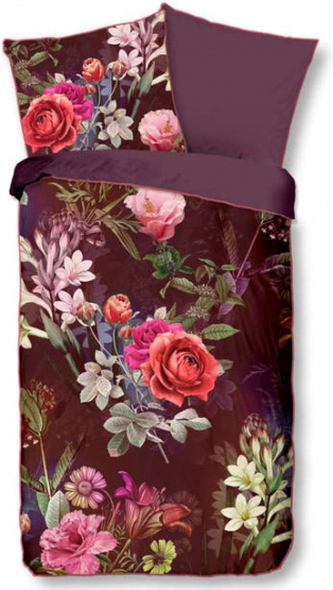 Descanso Dekbedovertrek Simone - 140 x 200/220 cm - Rood