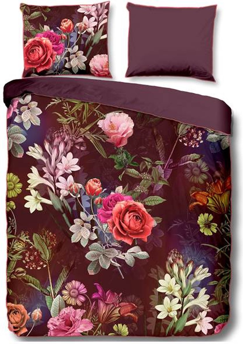 Descanso Dekbedovertrek Simone - 140 x 200/220 cm - Rood