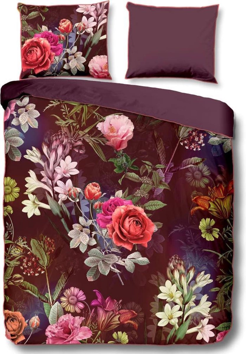 Descanso Dekbedovertrek Simone - 240 x 200/220 cm - Rood