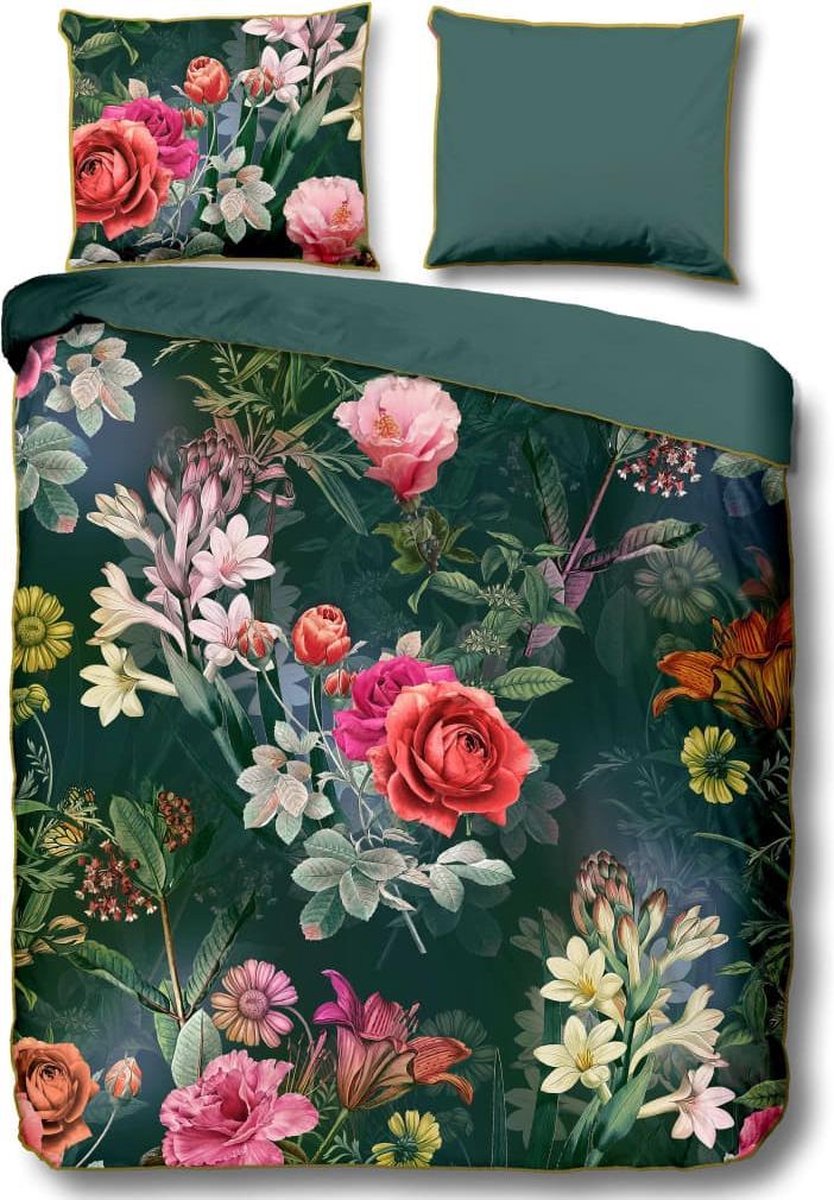 Descanso Dekbedovertrek Simone - 240 x 200/220 cm - Groen