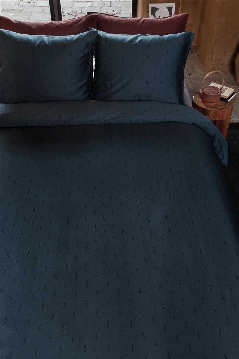 vtwonen Dekbedovertrek Crops - 240 x 200/220 cm - Blauw