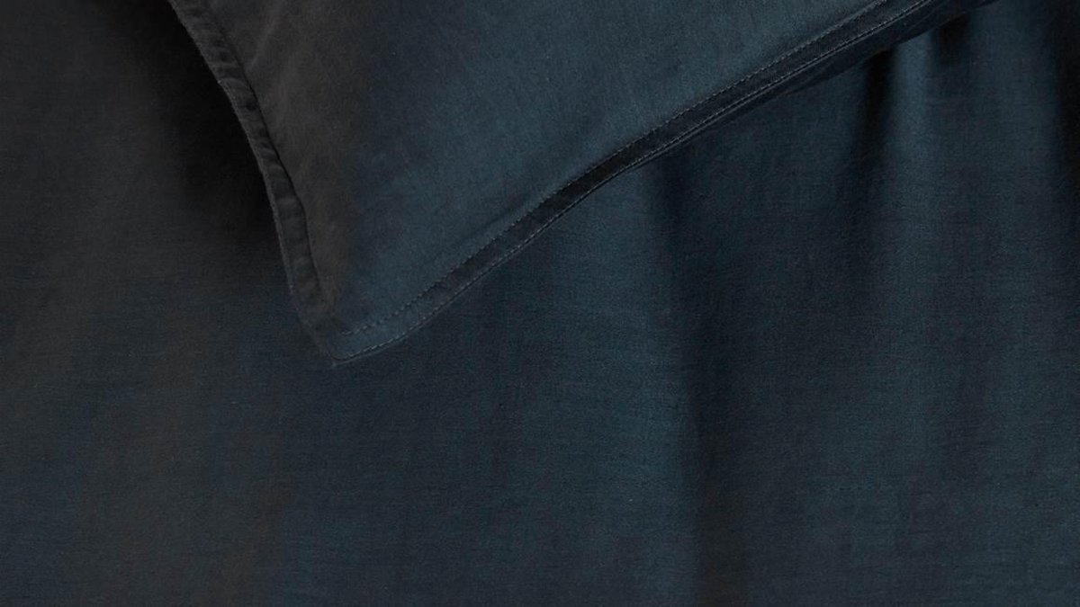 vtwonen Dekbedovertrek Earth - 200 x 200/220 cm - Blauw