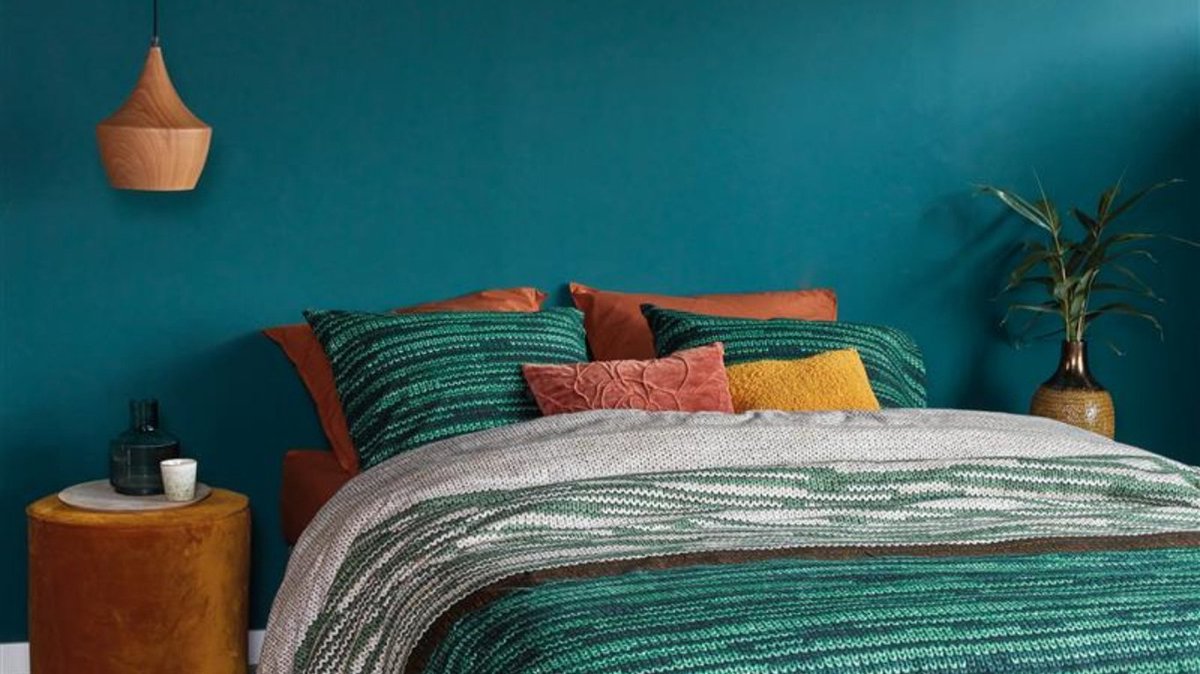 Beddinghouse Dekbedovertrek Fardau - 240 x 200/220 cm - Groen