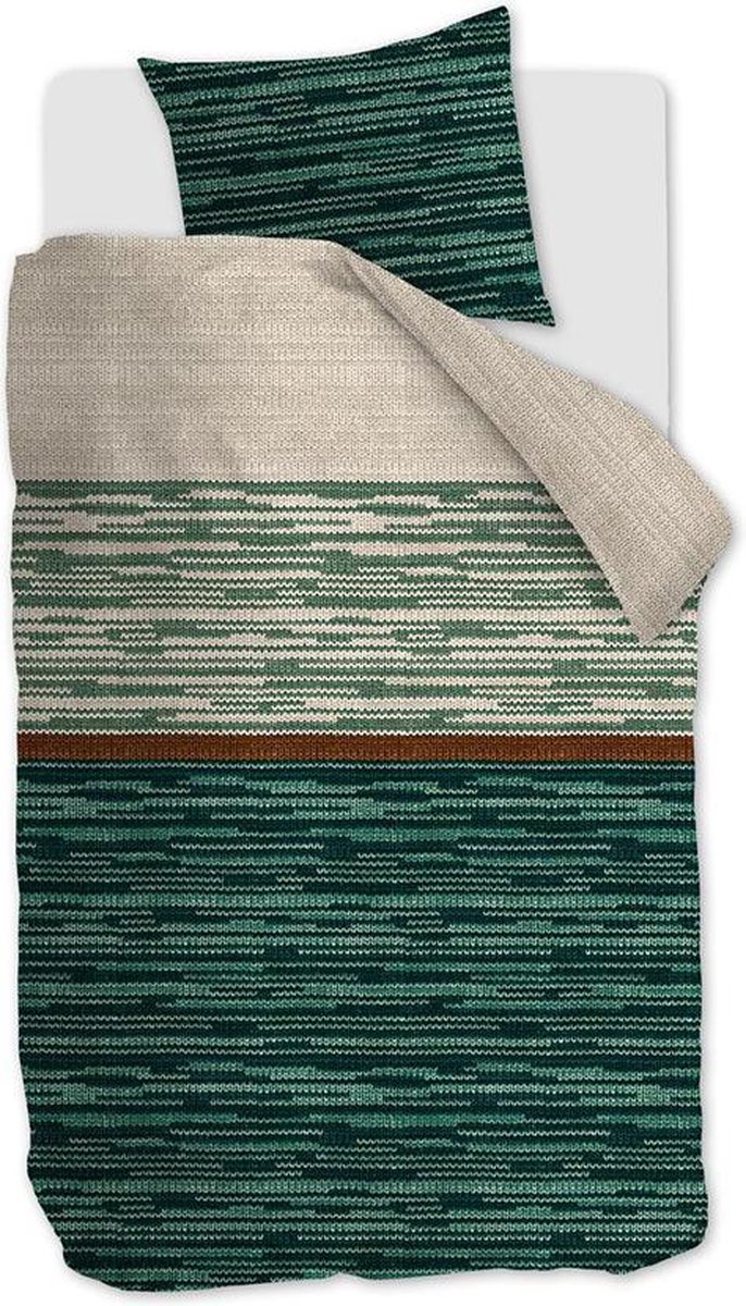 Beddinghouse Dekbedovertrek Fardau - 240 x 200/220 cm - Groen