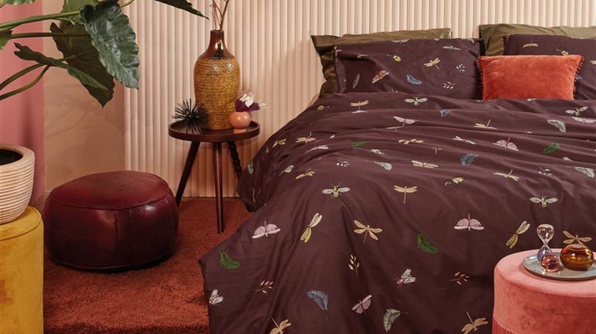 Dekbedovertrek Living World - 200 x 200/220 cm - Paars