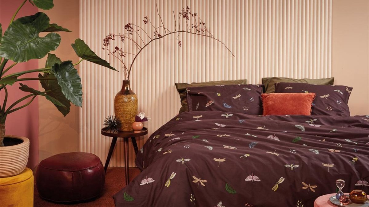 Dekbedovertrek Living World - 200 x 200/220 cm - Paars