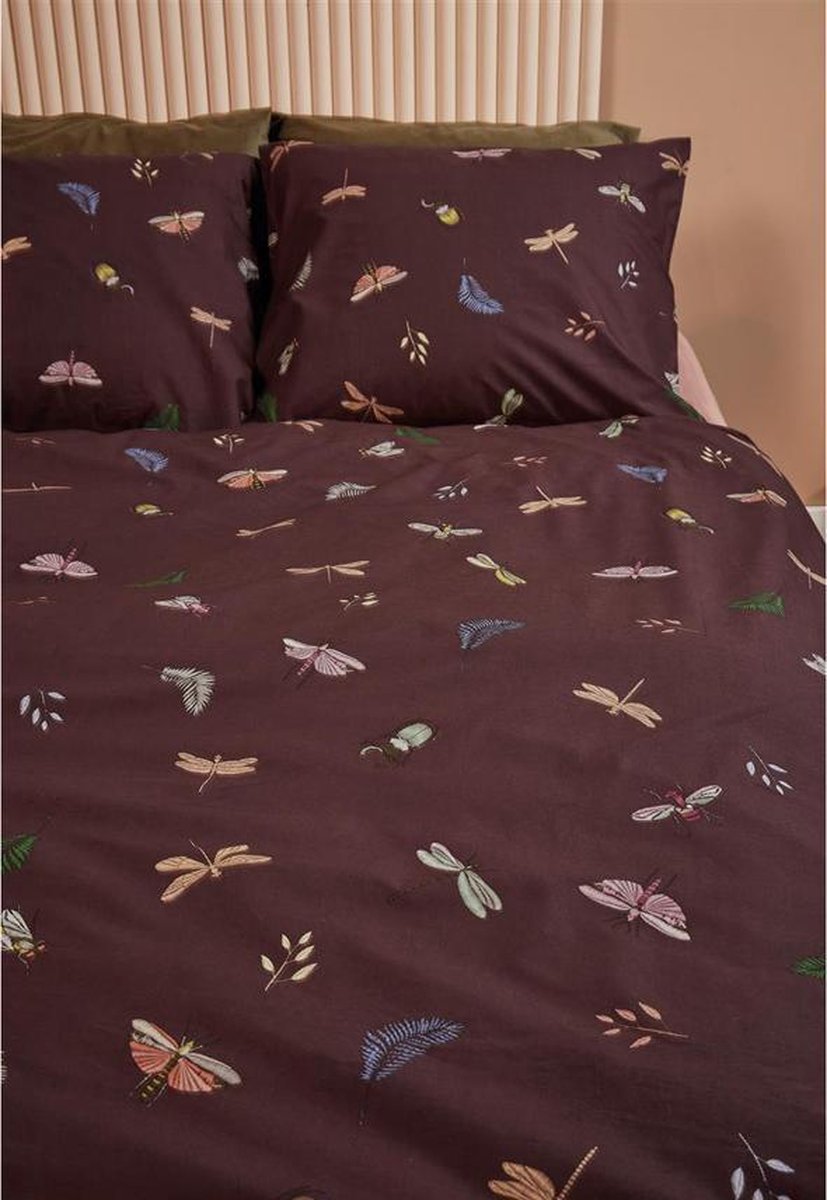 Dekbedovertrek Living World - 200 x 200/220 cm - Paars