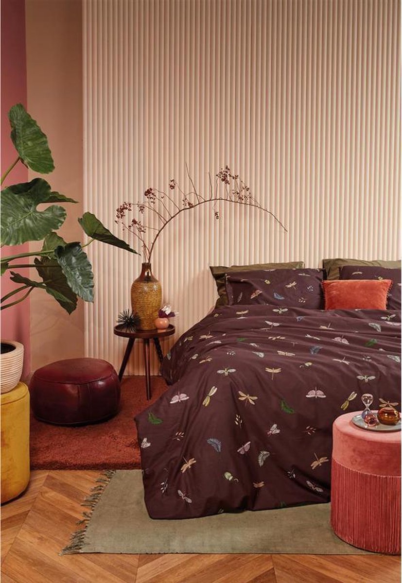 Dekbedovertrek Living World - 200 x 200/220 cm - Paars