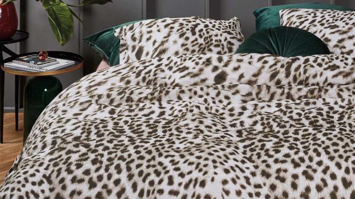 Dekbedovertrek Theodore - 140 x 200/220 cm - Zwart