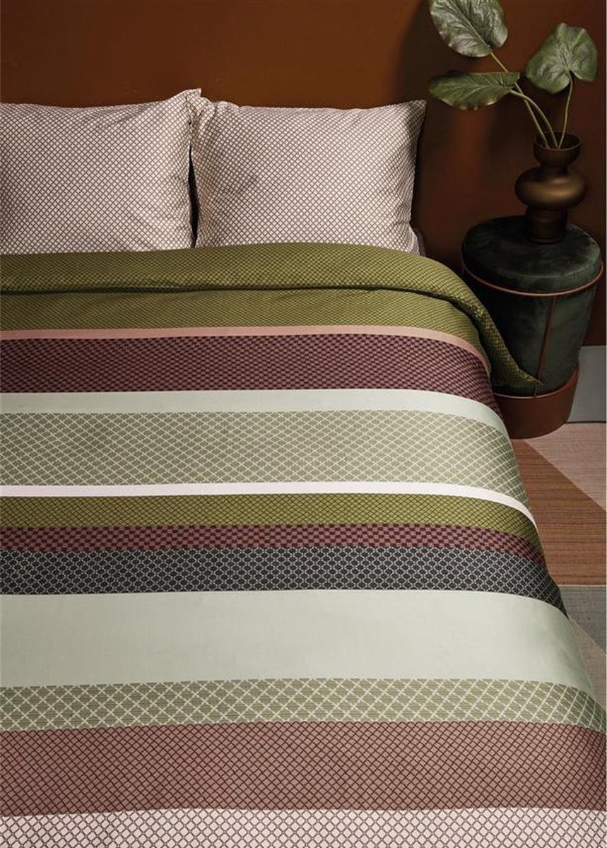 Beddinghouse Dekbedovertrek Audrey - 240 x 200/220 cm - Groen