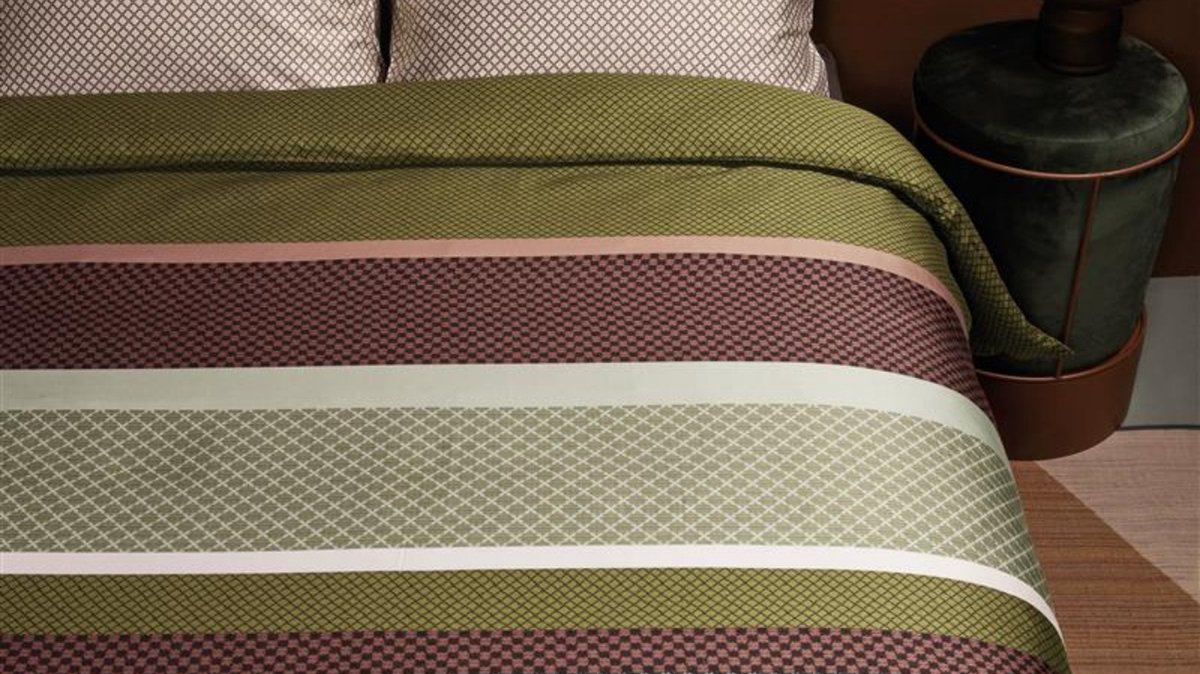 Beddinghouse Dekbedovertrek Audrey - 240 x 200/220 cm - Groen