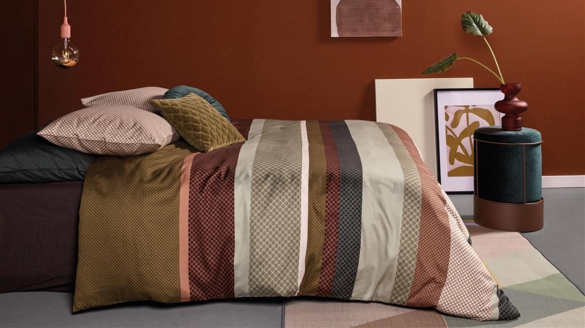 Beddinghouse Dekbedovertrek Audrey - 240 x 200/220 cm - Groen