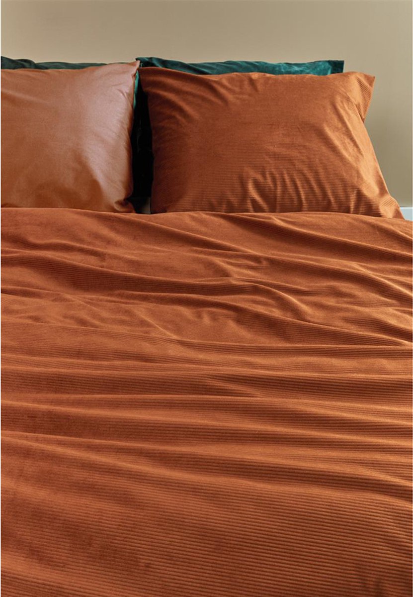 Dekbedovertrek Cosy Corduroy - 200 x 200/220 cm - Rood