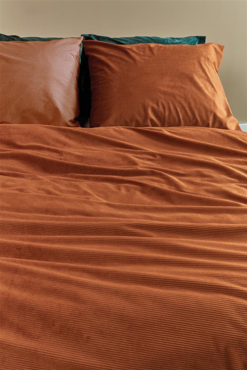Dekbedovertrek Cosy Corduroy - 200 x 200/220 cm - Rood