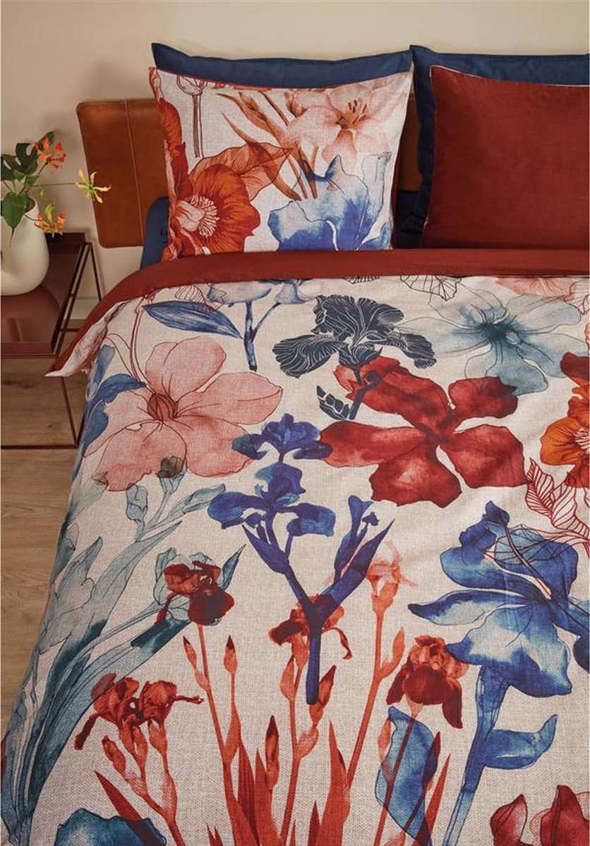 Beddinghouse Dekbedovertrek Iris Field - 240 x 200/220 cm - Rood