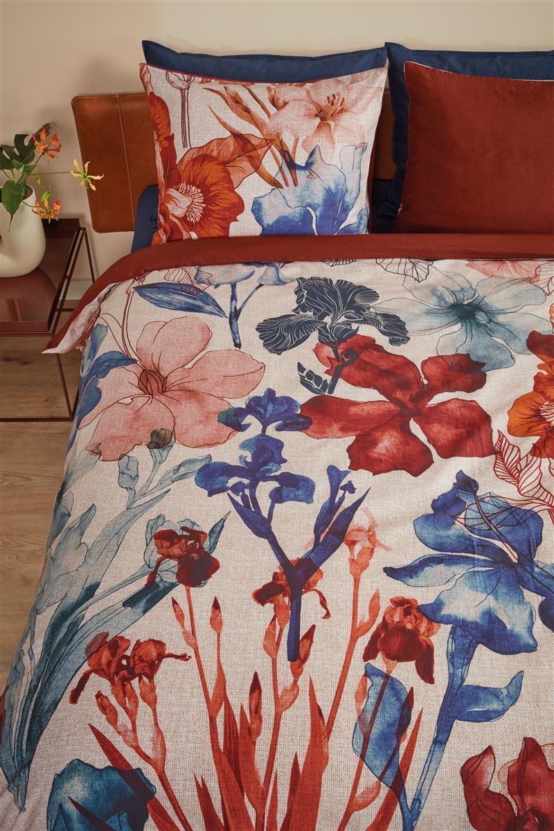 Beddinghouse Dekbedovertrek Iris Field - 240 x 200/220 cm - Rood