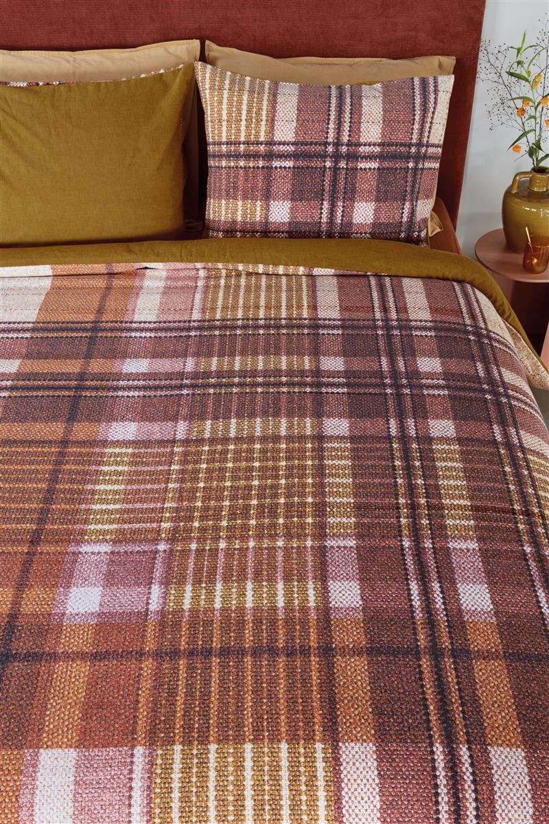 Beddinghouse Dekbedovertrek Rubey - 200 x 200/220 cm - multicolour - Geel