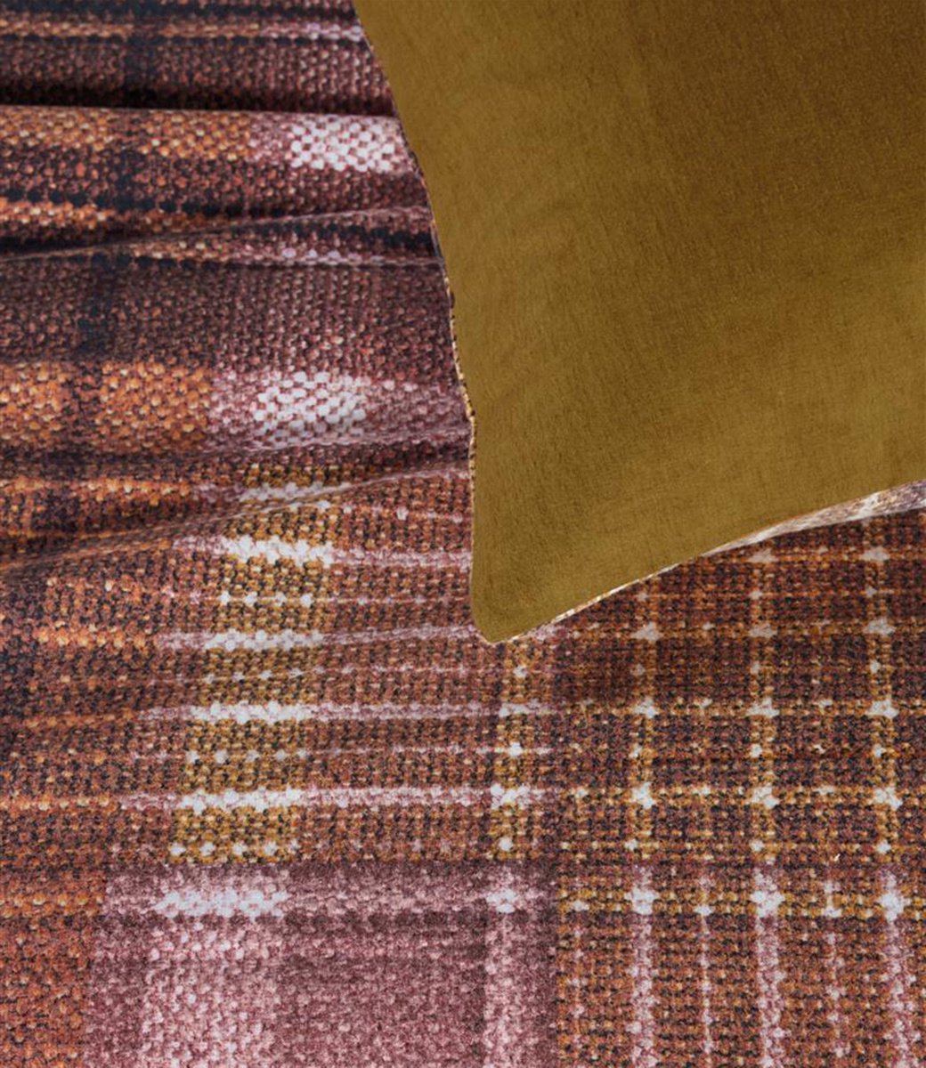 Beddinghouse Dekbedovertrek Rubey - 200 x 200/220 cm - multicolour - Geel