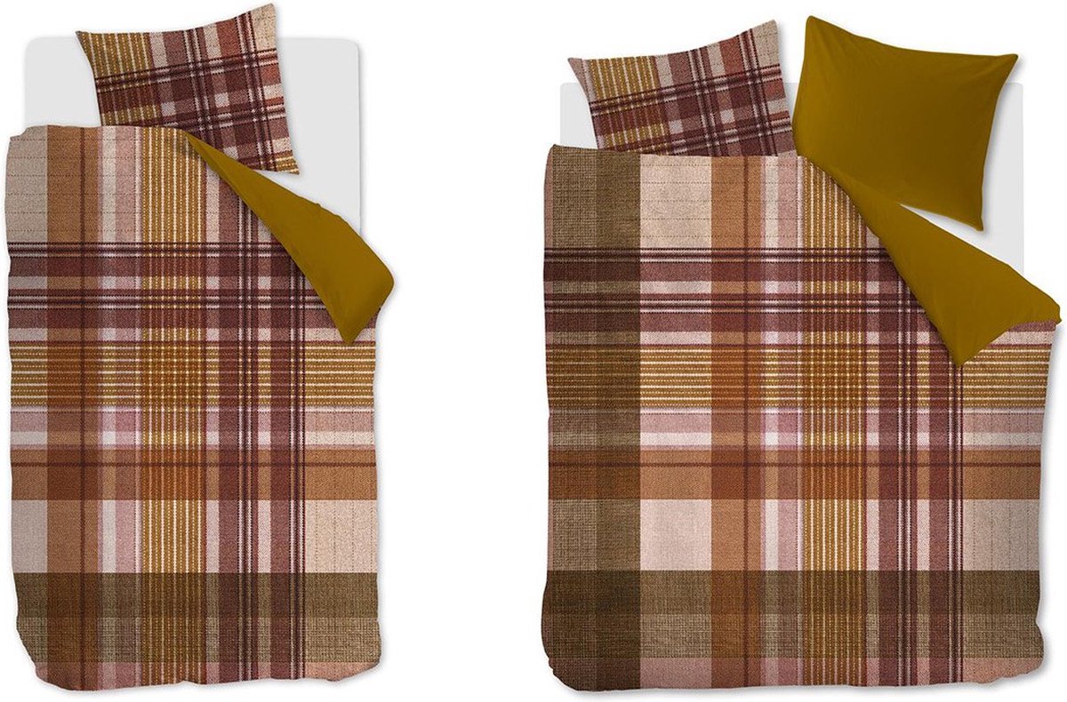 Beddinghouse Dekbedovertrek Rubey - 200 x 200/220 cm - multicolour - Geel