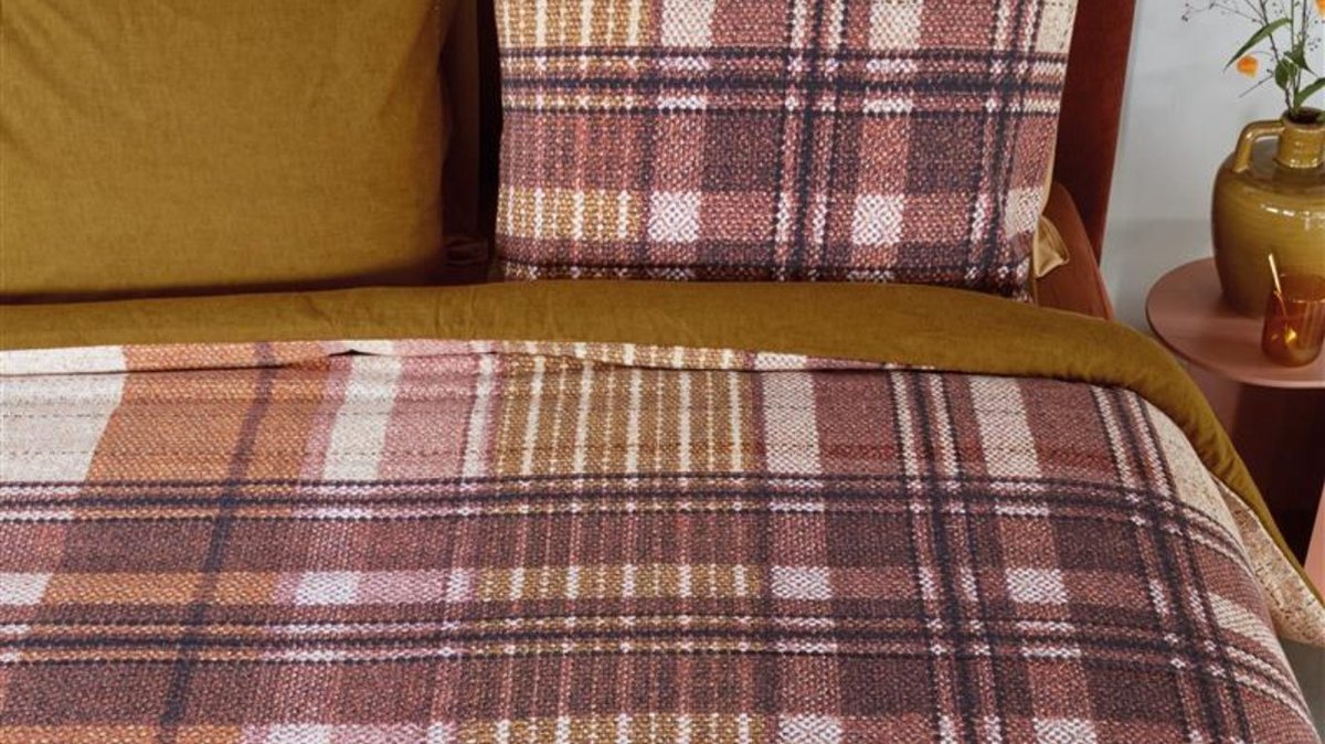 Beddinghouse Dekbedovertrek Rubey - 200 x 200/220 cm - multicolour - Geel