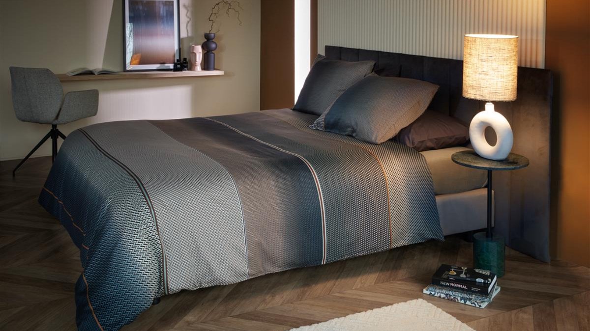 Kardol Verstraten Dekbedovertrek Shade - 200 x 200/220 cm - Blauw